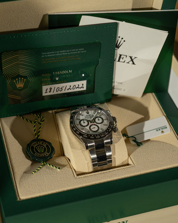 Rolex Daytona 116500LN - White Dial - Full Set (2022)