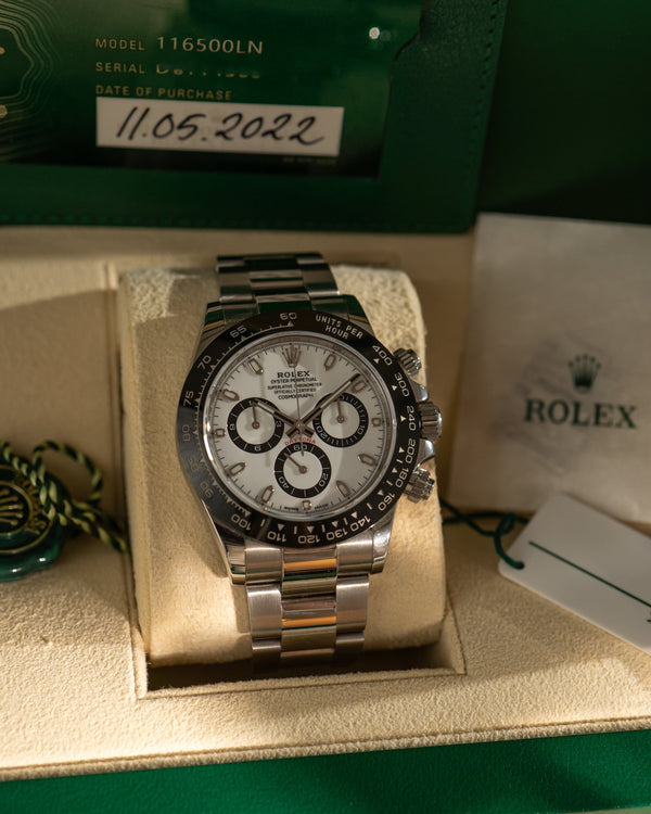 Rolex Daytona 116500LN - White Dial - Full Set (2022)