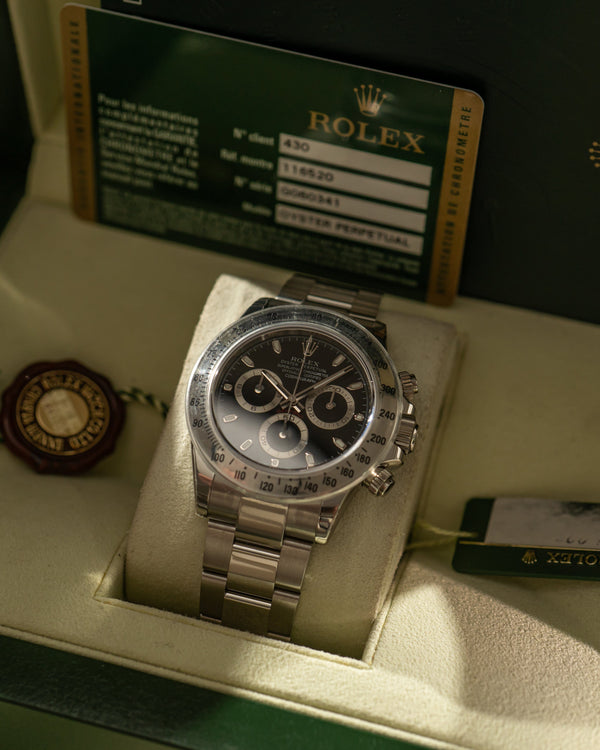 Rolex Daytona 116520 - Black Dial - NOS & Full Set (2014)