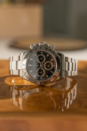 Rolex Watch Daytona 116520 - Black Dial - Watch Only - 2004