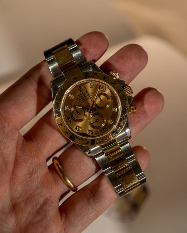 Rolex Daytona 116523 – Champagne Diamond Dial – ca. 2015