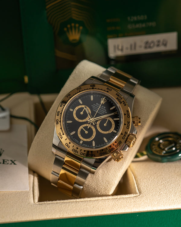 Rolex Daytona 126503 - Black Dial - Full Set (2024)