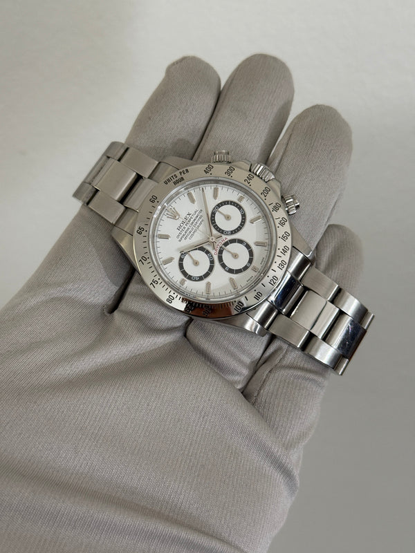 Rolex Watch Daytona 16520 - Zenith - White Dial - Watch Only (ca. 1999)