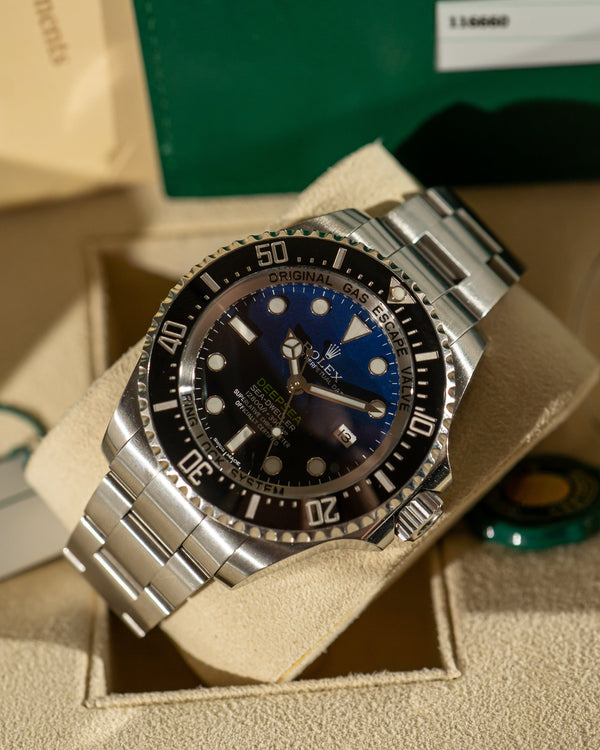 Rolex Deepsea Sea-Dweller 116660 "D-Blue" – Full Set (2016)