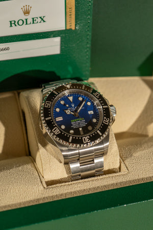 Rolex Deepsea Sea-Dweller 126660 – D-Blue Dial – Full Set (2018)