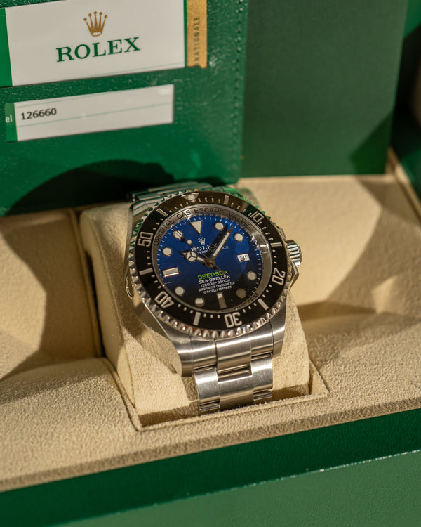 Rolex Deepsea Sea-Dweller 126660 – D-Blue Dial – Full Set (2018)