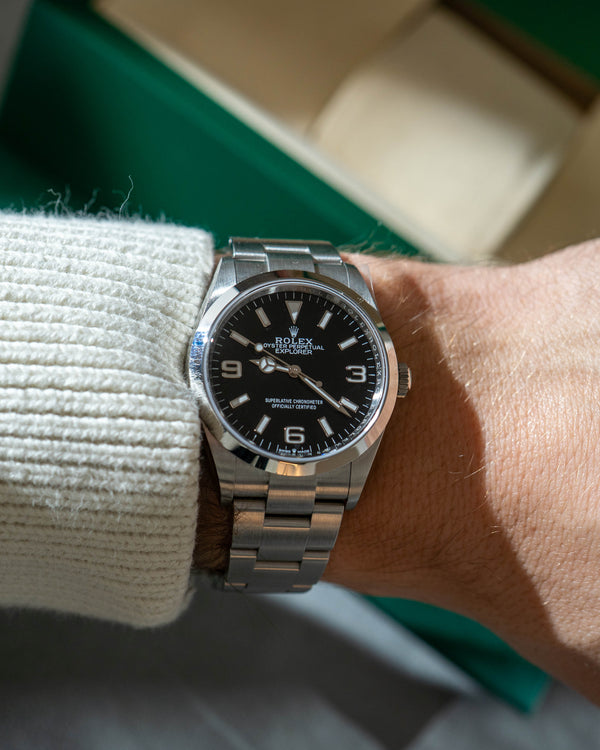 Rolex Explorer 114270 - Black Dial - Full Set (2025)