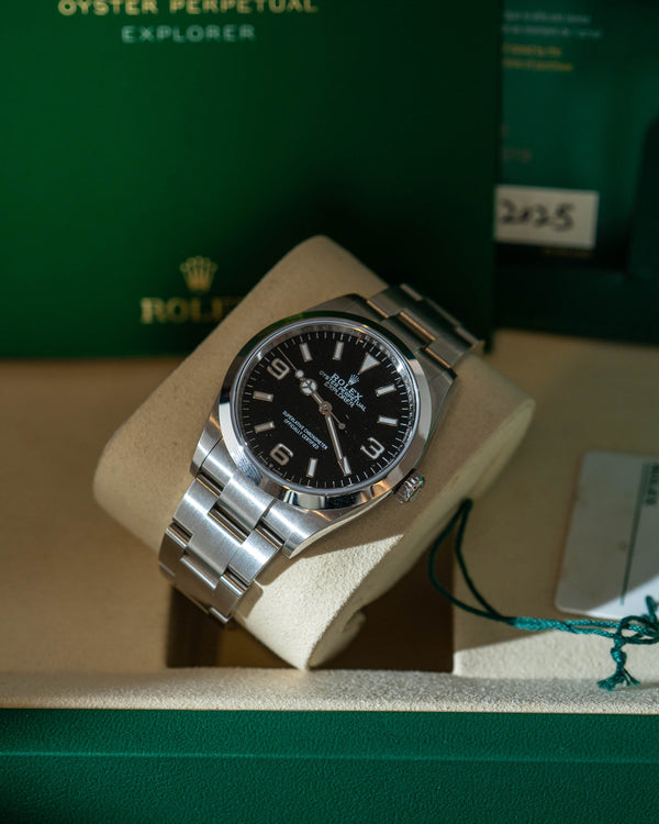 Rolex Explorer 114270 - Black Dial - Full Set (2025)