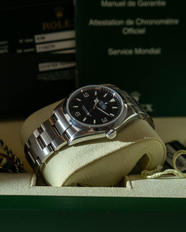 Rolex Explorer 114270 - Black Dial - Full Set (ca 2008)