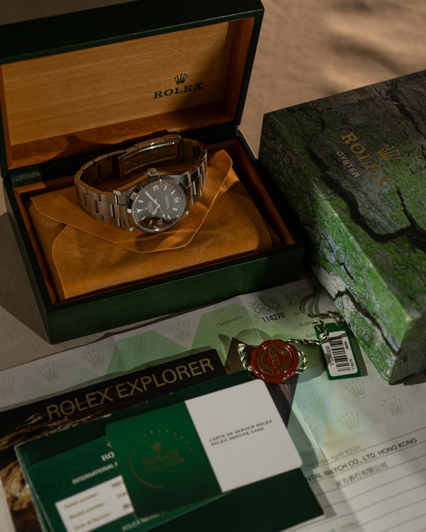 Rolex Explorer 114270 – Full Set with RSC Certificate (ca. 2003)