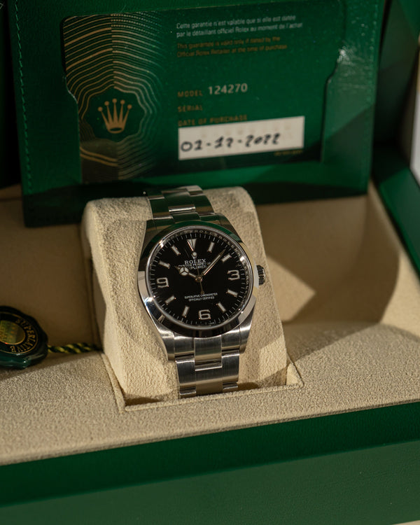 Rolex Explorer 124270 – Full Set (2022)
