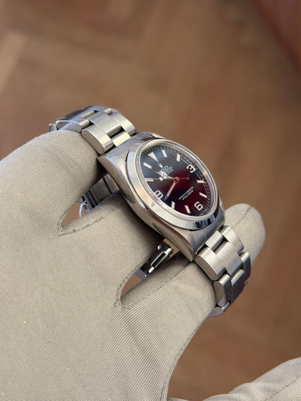 Rolex Explorer 14270 - Black Dial - Swiss Only Luminova - Papers Only (1999)