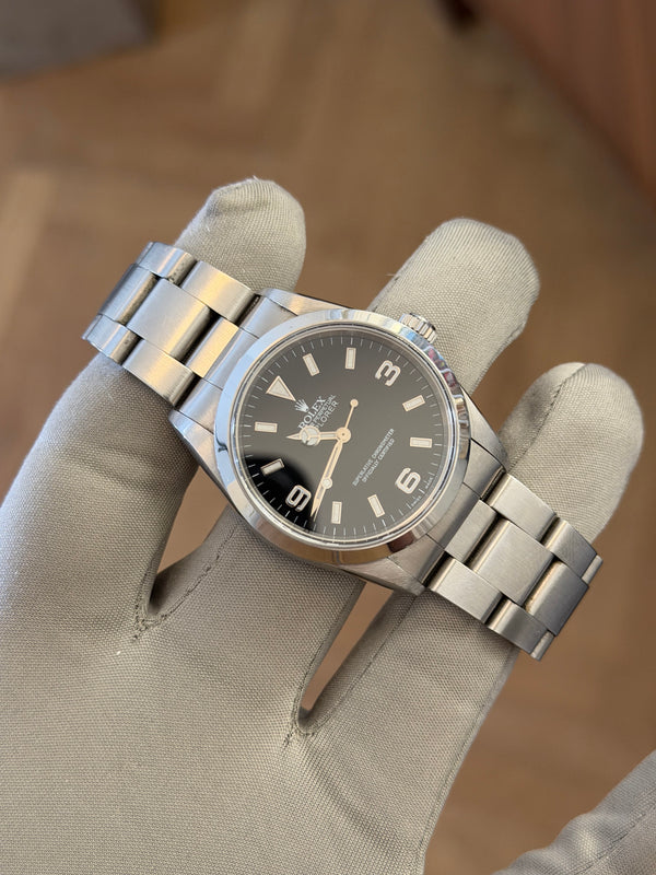 Rolex Explorer 14270 - Black Dial - Swiss Only Luminova - Papers Only (1999)