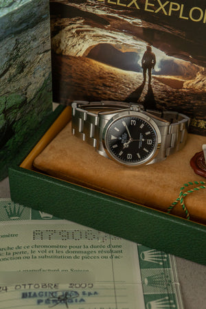 Rolex Watch Explorer 14270 - Swiss Made Dial - Full Set - 2000
