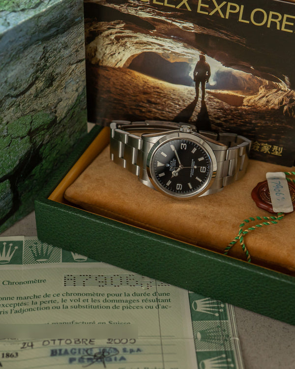 Rolex Watch Explorer 14270 - Swiss Made Dial - Full Set - 2000