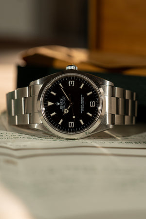 Rolex Explorer 14270 – Tritinova Dial – Box & Papers (1998)