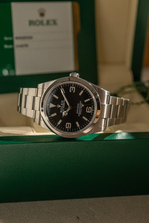 Rolex Watch Explorer 214270 - Black Dial - Full Set - 2017