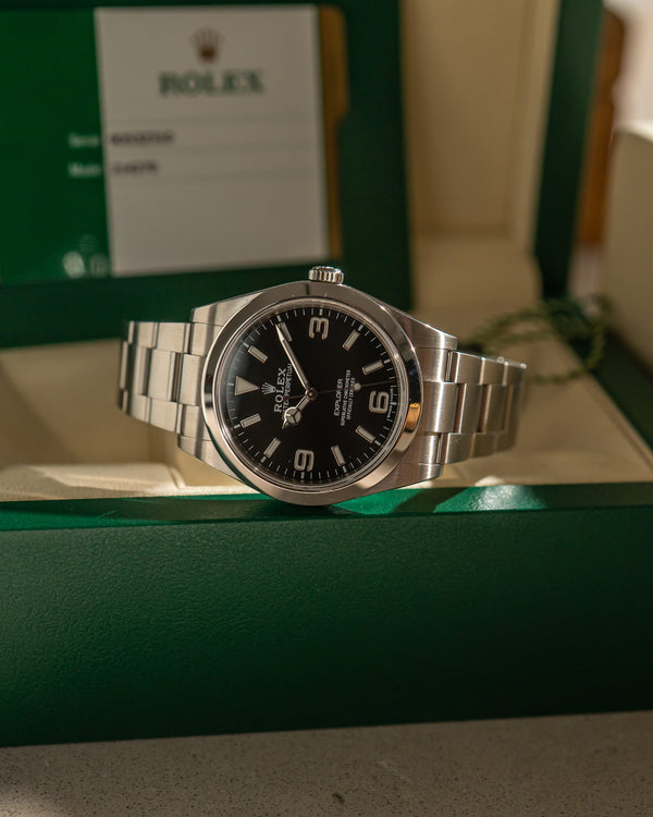 Rolex Watch Explorer 214270 - Black Dial - Full Set - 2017