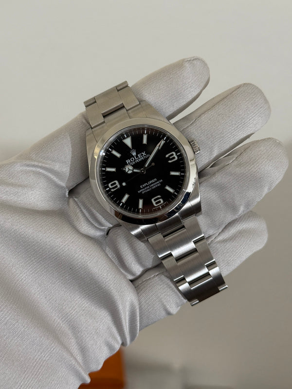 Rolex Watch Explorer 214270 - Black Dial - Full Set - 2017