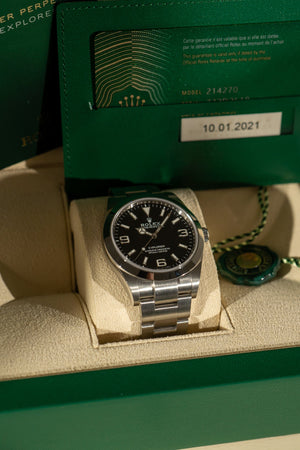 Rolex Explorer 214270 – Full Set (2021)