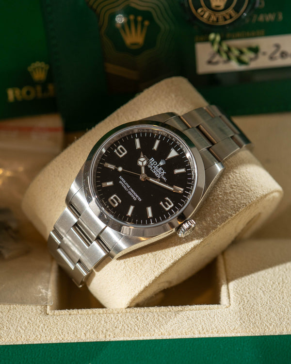 Rolex Explorer 36 124270 - Black Dial - Full Set (2021)