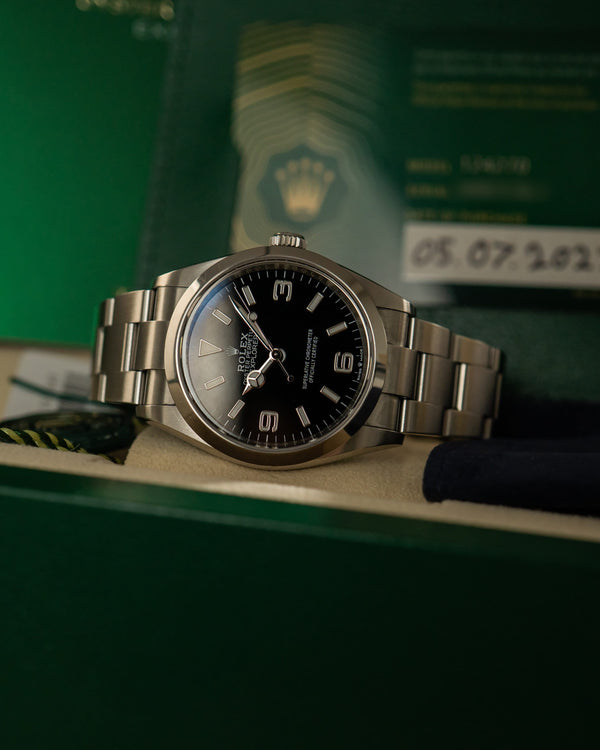 Rolex Watch Explorer 36 124270 - Black Dial - Full Set + Original Invoice - 2022