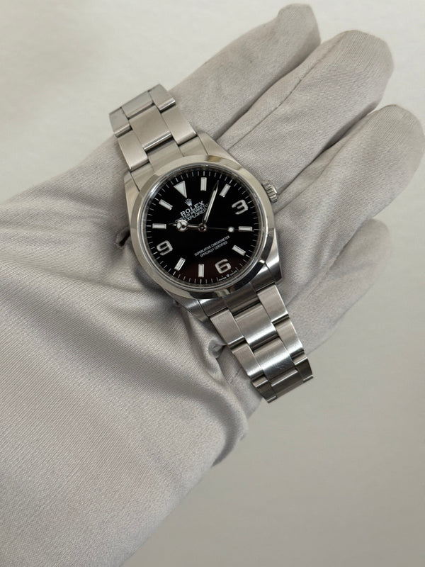 Rolex Watch Explorer 36 124270 - Black Dial - Full Set + Original Invoice - 2022