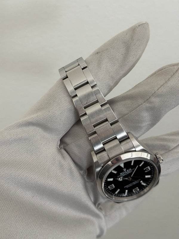 Rolex Watch Explorer 36 124270 - Black Dial - Full Set + Original Invoice - 2022