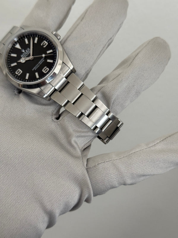 Rolex Watch Explorer 36 124270 - Black Dial - Full Set + Original Invoice - 2022