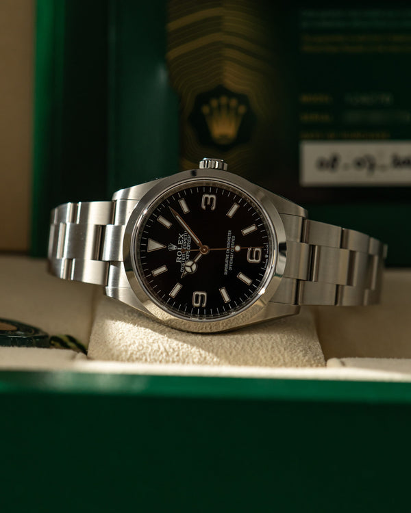 Rolex Watch Explorer 36 124270 - Black Dial - Full Set + Original Invoice - 2026