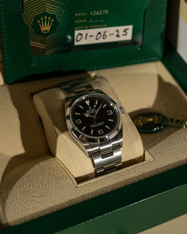 Rolex Explorer 36 124270 – Box & Card (2025)