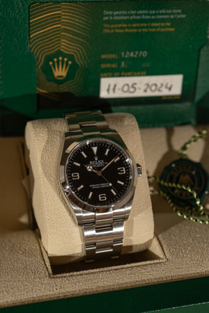 Rolex Explorer 36 124270 – Full Set (2024)