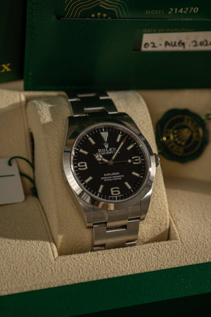 Rolex Explorer 39 214270 - Box & Papers (2020)