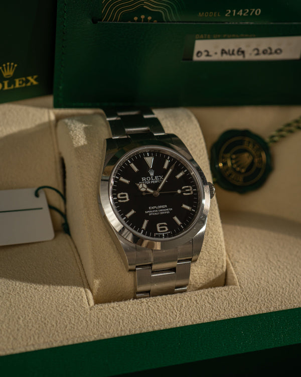 Rolex Explorer 39 214270 - Box & Papers (2020)
