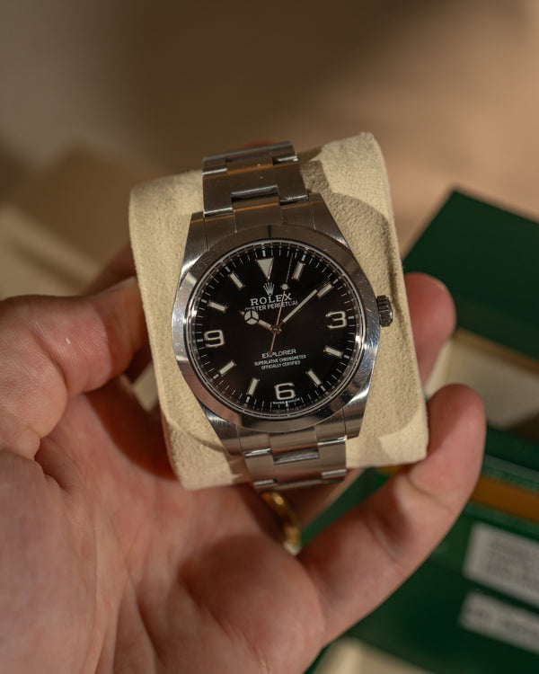 Rolex Explorer 39 214270 – MK2 Dial – Full Set LC100 (2016)