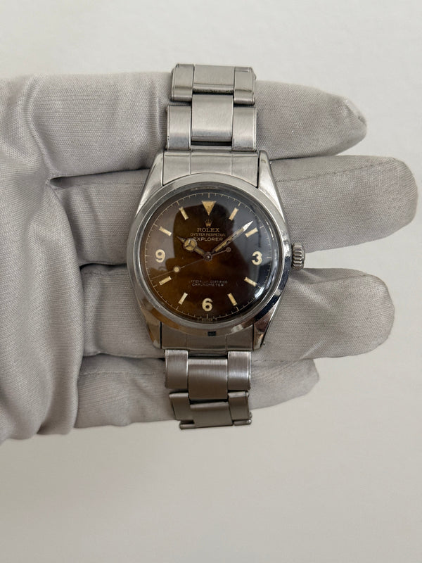 Rolex Watch Explorer 6610 - Gilt Tropical Dial - Watch Only - ca. 1958