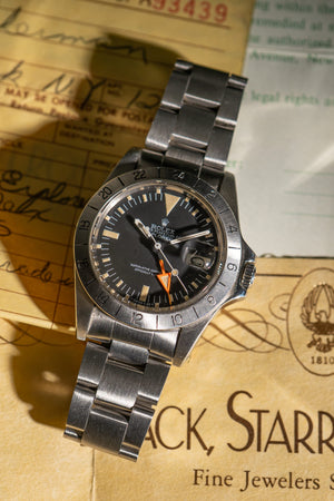 Rolex Explorer II 1655 - Cream patina - Full Set (1981)