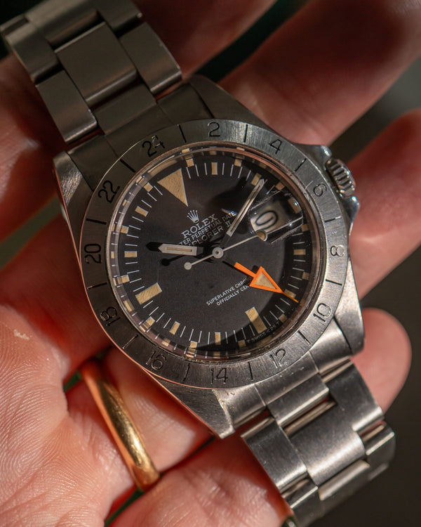 Rolex Explorer II 1655 - Cream patina - Full Set (1981)