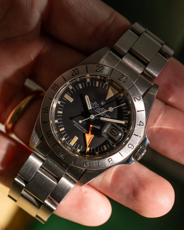 Rolex Explorer II 1655 - Cream patina - Full Set (1981)