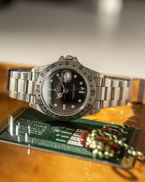 Rolex Watch Explorer II 16570 - Black Dial - Cal. 3186 - Papers & Red Tag - 2008