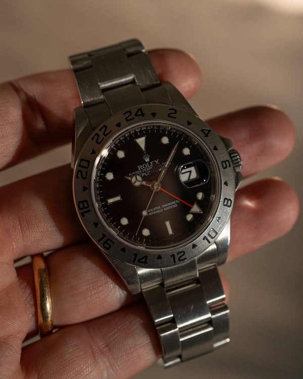 Rolex Explorer II 16570 - Black Dial - Caliber 3186