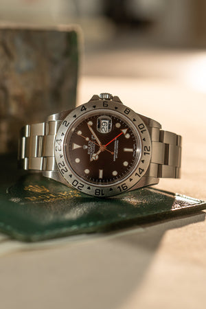 Rolex Explorer II 16570 – Black Dial – Full Set (2002)