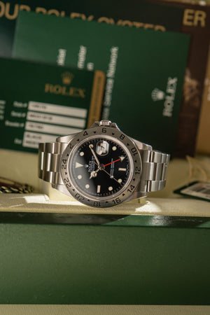 Rolex Watch Explorer II 16570 - Black Dial - Full Set - 2011
