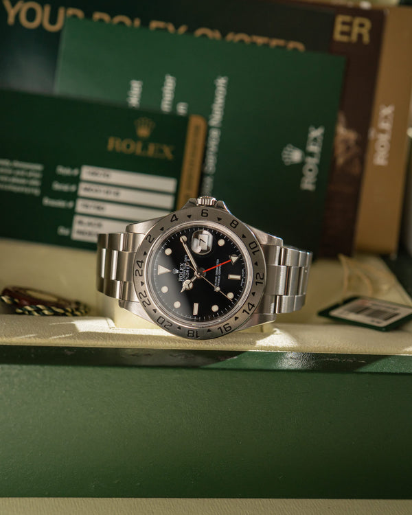 Rolex Watch Explorer II 16570 - Black Dial - Full Set - 2011