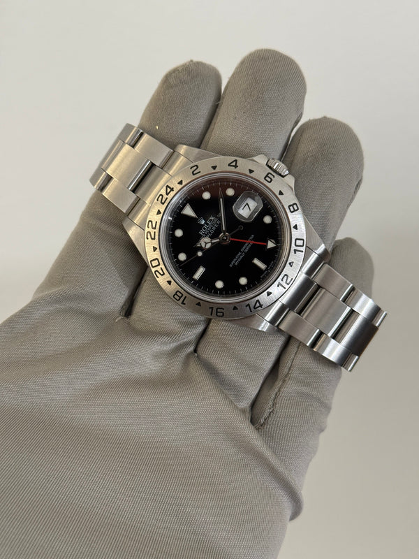 Rolex Watch Explorer II 16570 - Black Dial - Full Set - 2011