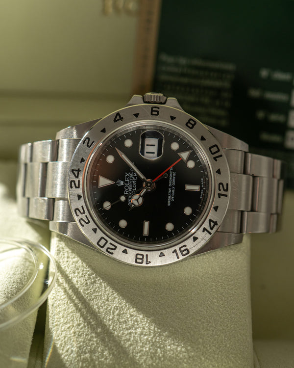 Rolex Watch Explorer II 16570 - Black Dial - Full Set - 2011