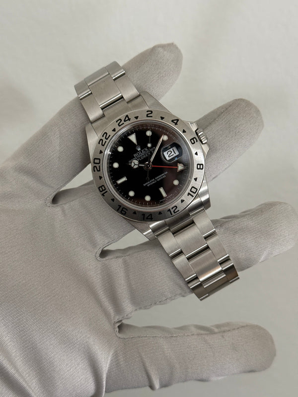 Rolex Watch Explorer II 16570 - Black Dial - New Old Stock - Full Set - 2011