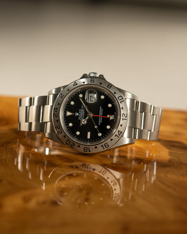 Rolex Watch Explorer II 16570 - Black Dial - Rolex Service Card - 2006