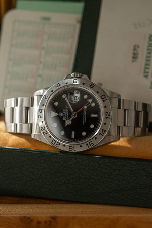 Rolex Watch Explorer II 16570 - Black Swiss Only Dial - Full Set - 1999