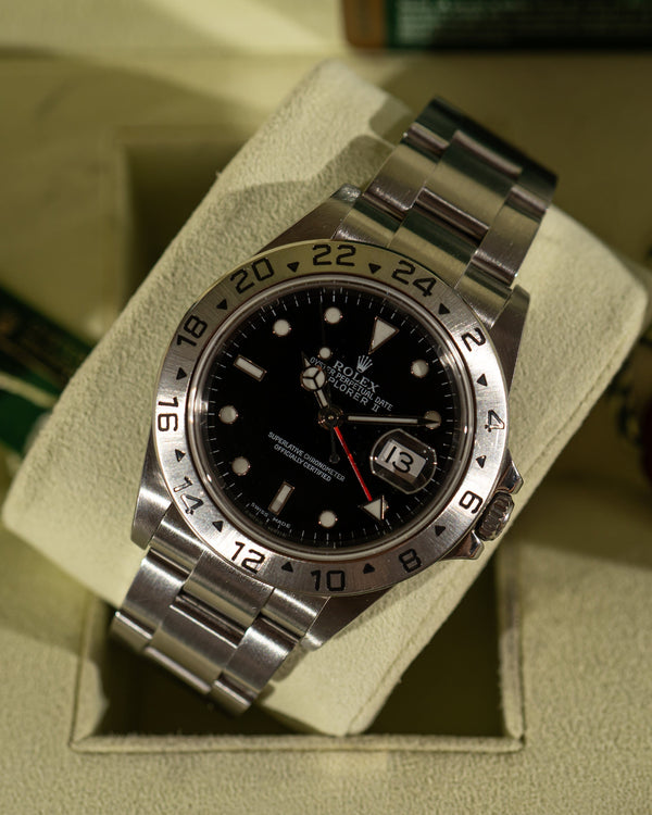 Rolex Explorer II 16570 – Caliber 3186 – Box & Papers (2007)
